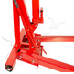 Grúa hidráulica para elevar motores en taller mecánico 2 Ton