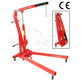 Grúa hidráulica para elevar motores en taller mecánico 2 Ton
