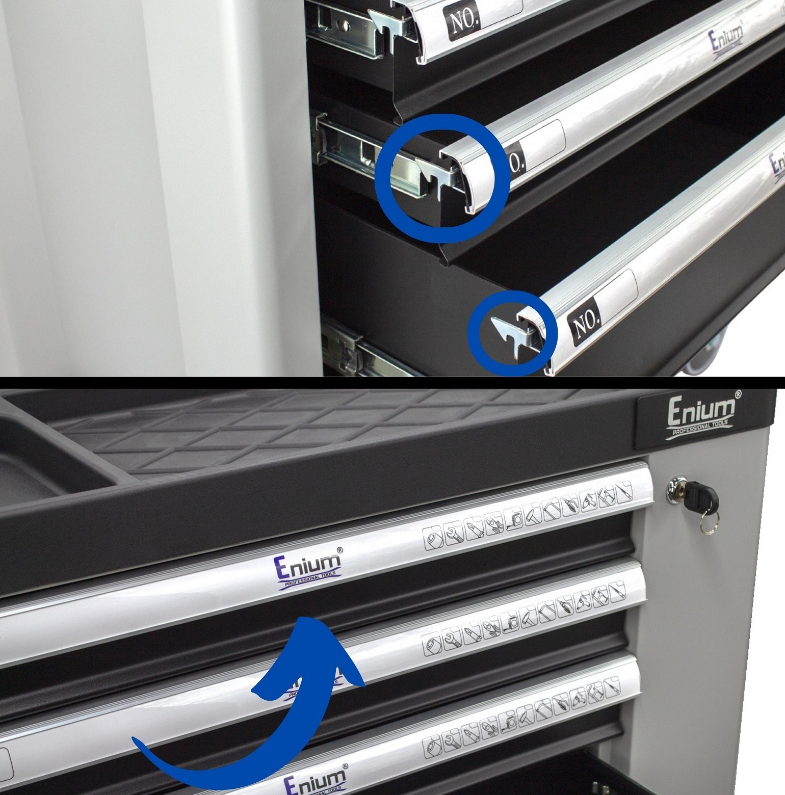 LUX6DR Bloqueo individual de los cajones