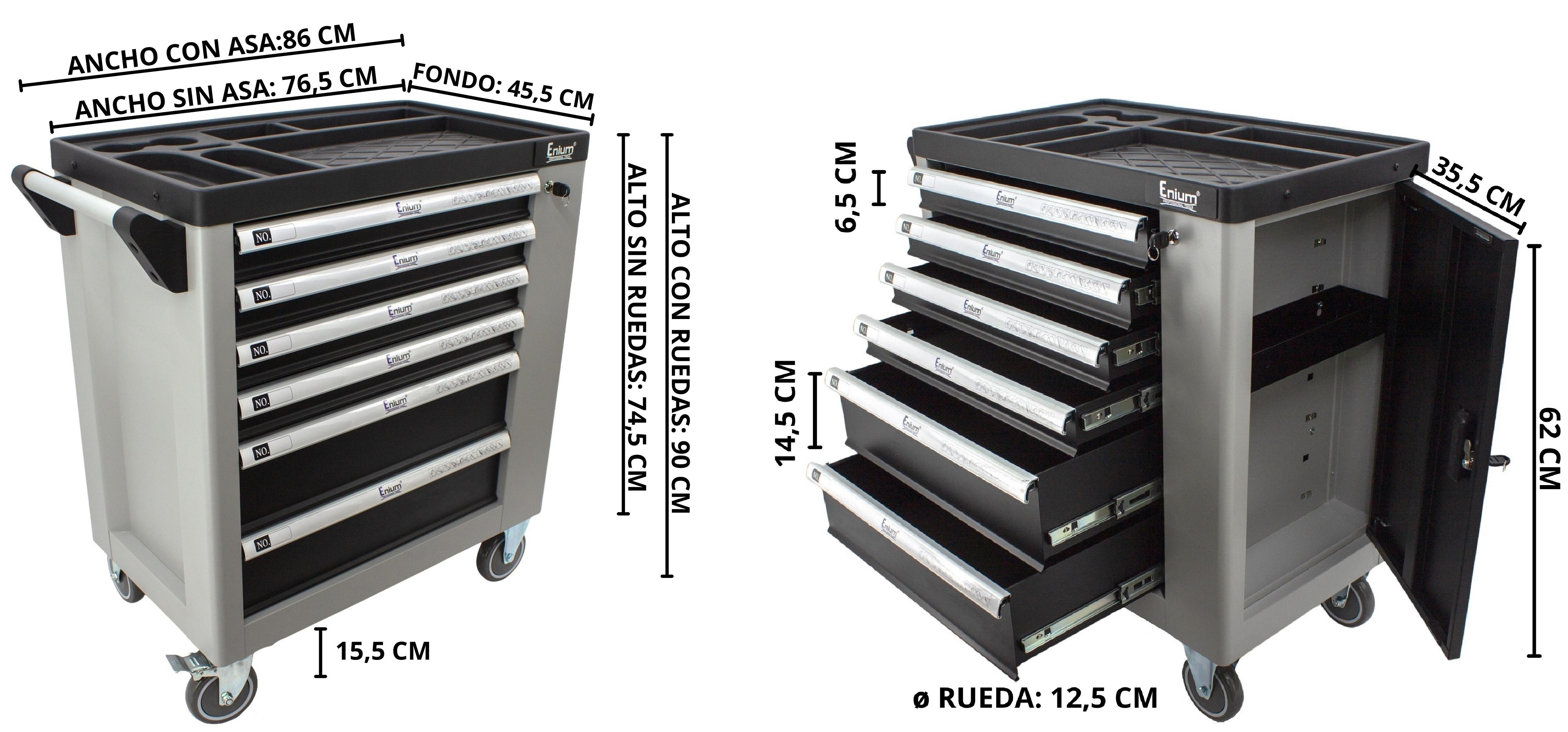 Medidas, peso y dimensiones LUX6DR