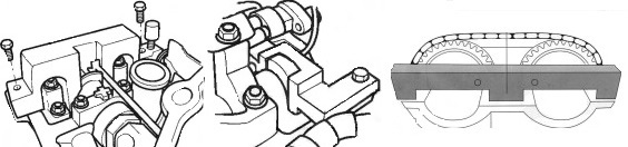 Modo de uso OEM 117250 de alineación del árbol de levas escape